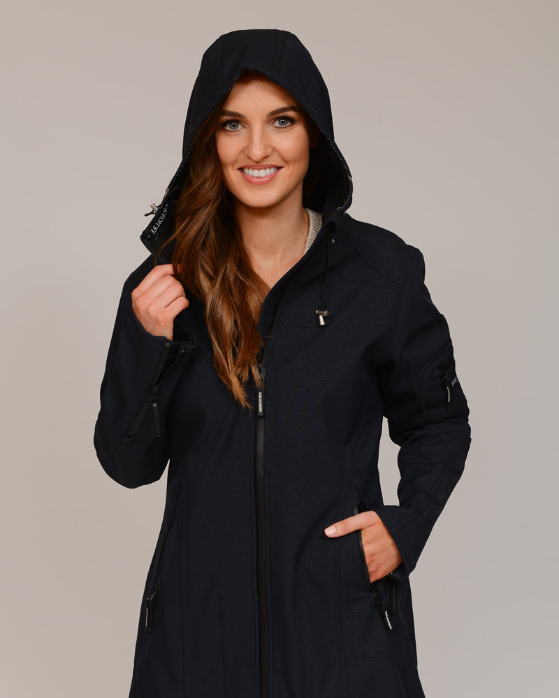 Ilse Jacobsen Rain7 Softshell Raincoat , Indigo