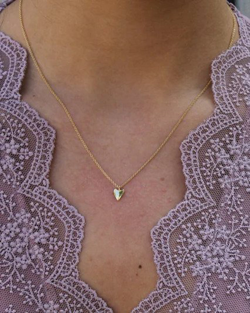 Mary-K Gold Tiny Heart Necklace
