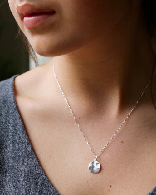 Mary-K Silver Cornflake Necklace