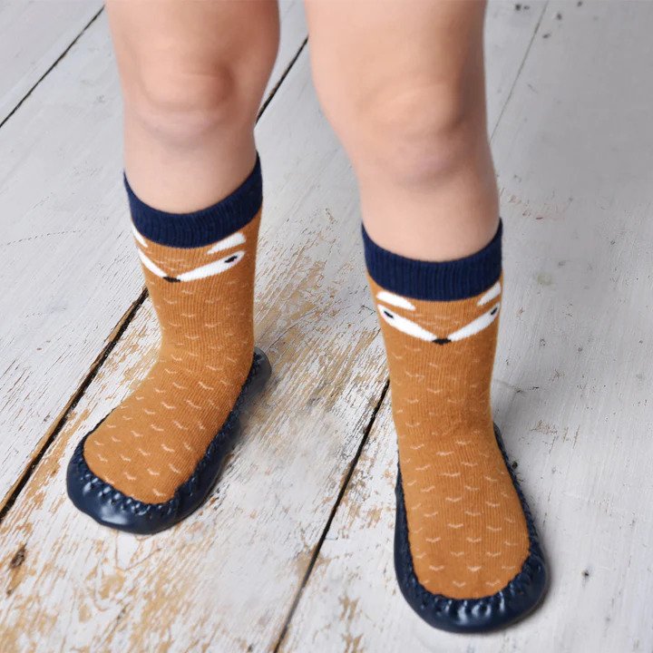 Powell Craft | Knitted Fox Moccasins