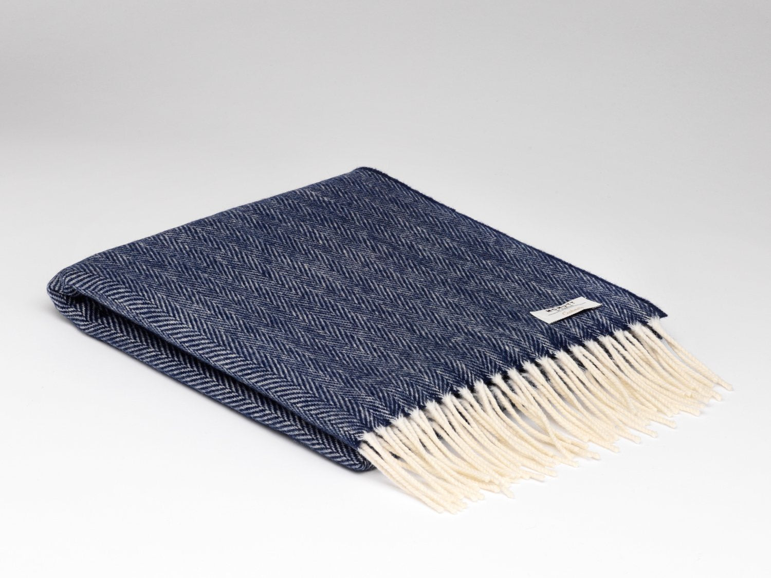 McNutt of Donegal | Cashmere Wrap - Nautical Navy