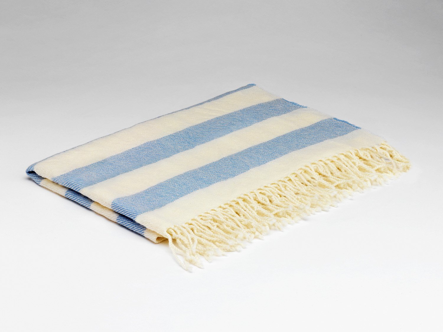McNutt of Donegal | Lambswool Baby Blanket - Blue