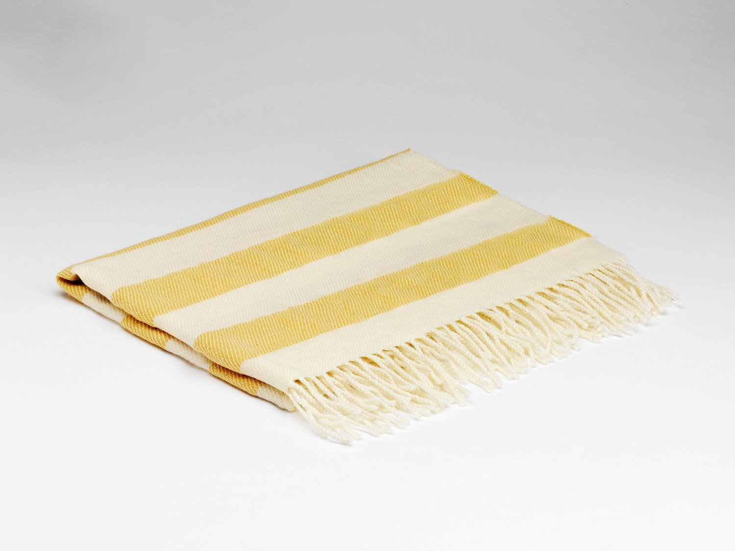McNutt of Donegal | Lambswool Baby Blanket - Yellow