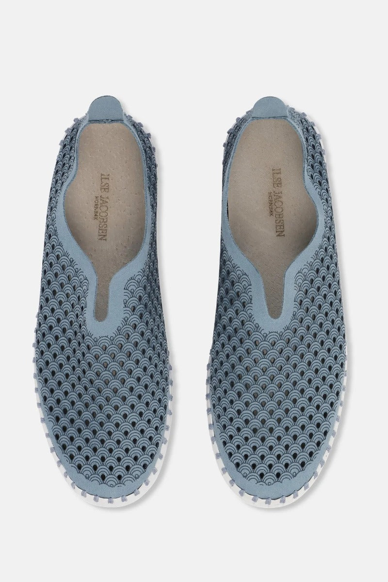 Ilse Jacobsen | Platform Tulip Shoes -Blue Cloud