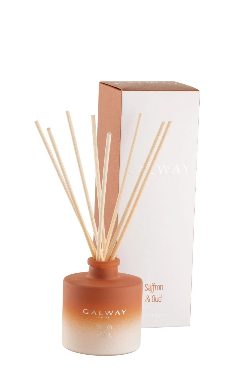 Galway Crystal | Saffron & Oud Diffuser