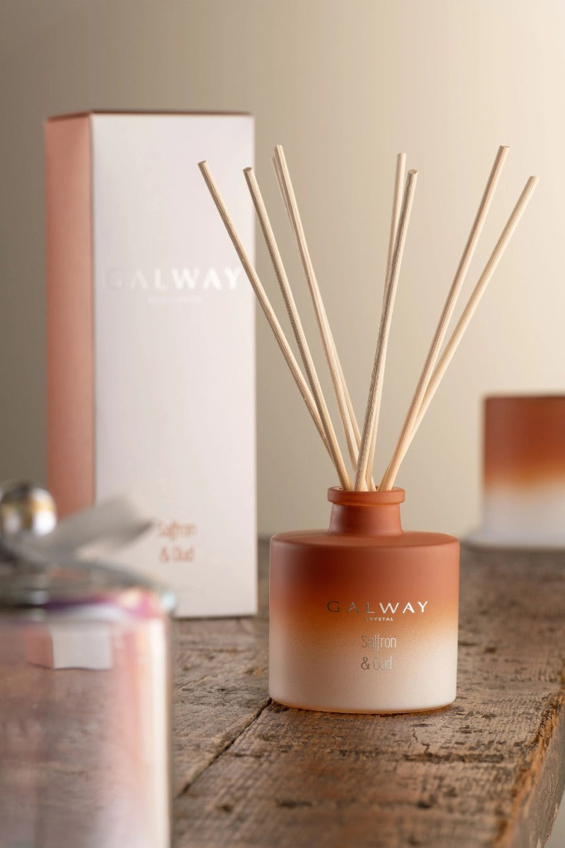 Galway Crystal | Saffron & Oud Diffuser