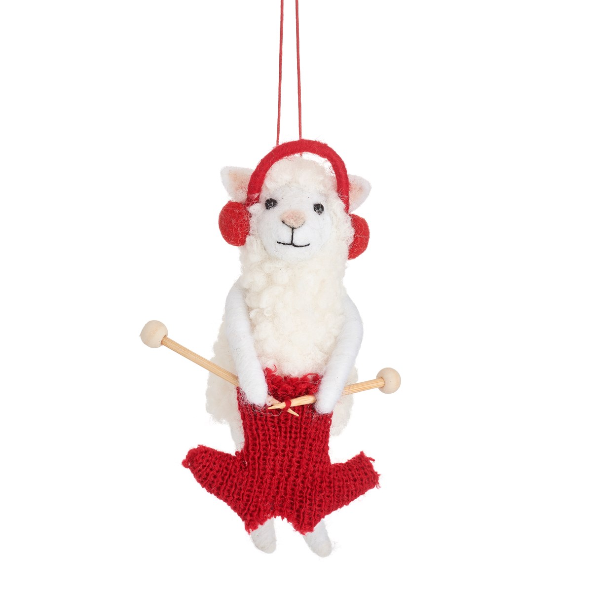 Sass and Belle | Knitting Sheep Decoration