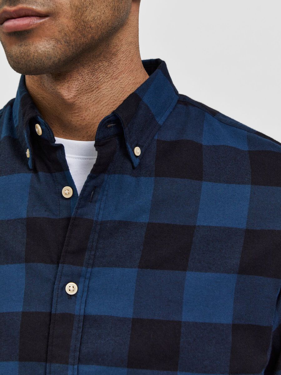 Selected Homme | Flannel Shirt | Moonlit Ocean