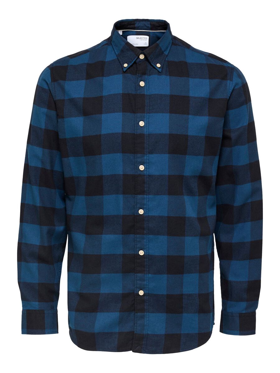 Selected Homme | Flannel Shirt | Moonlit Ocean