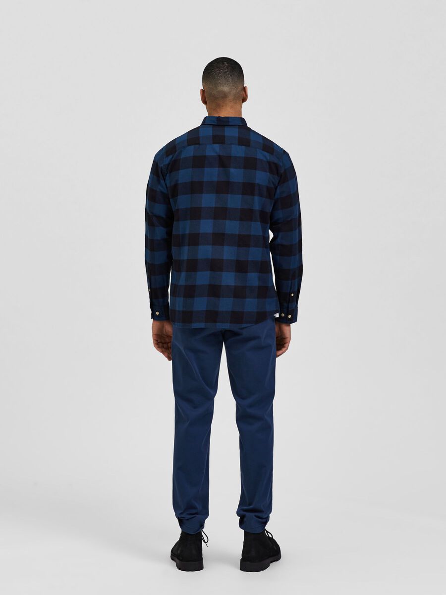 Selected Homme | Flannel Shirt | Moonlit Ocean