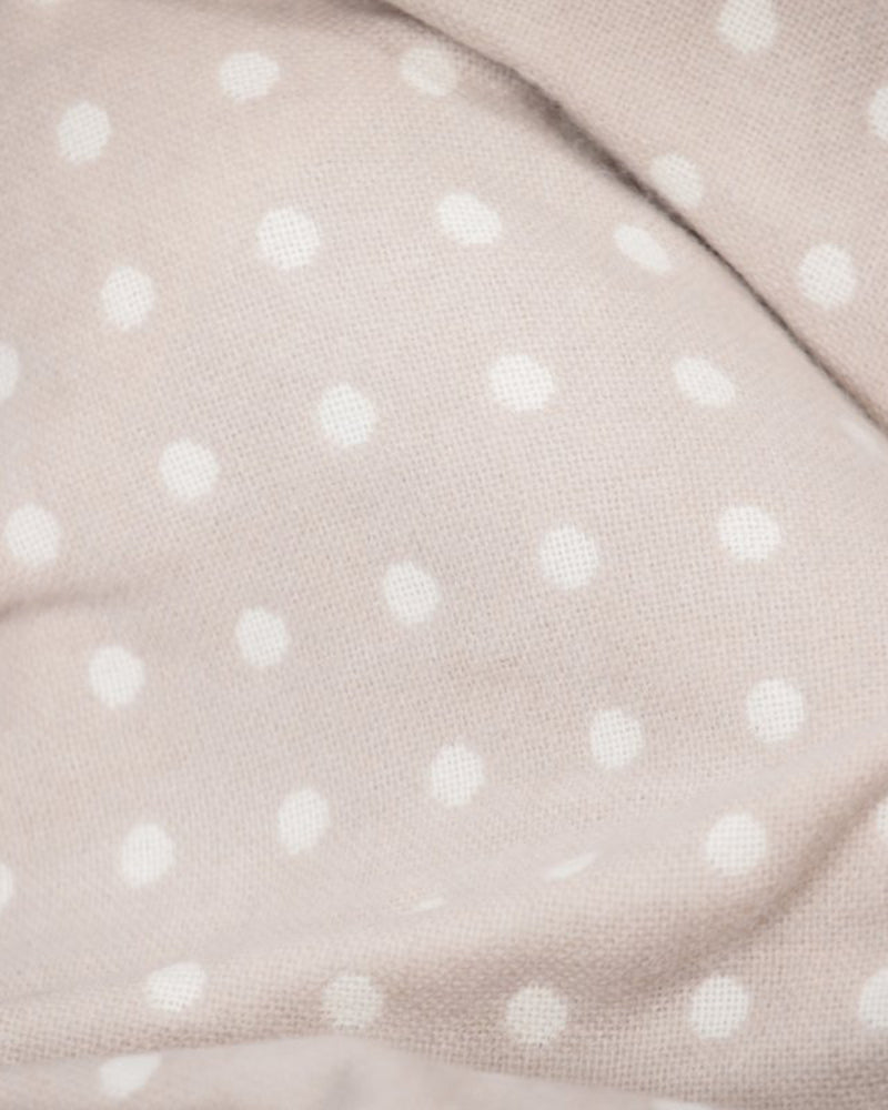 Foxford Woollen Mills | Cream Spot Throw