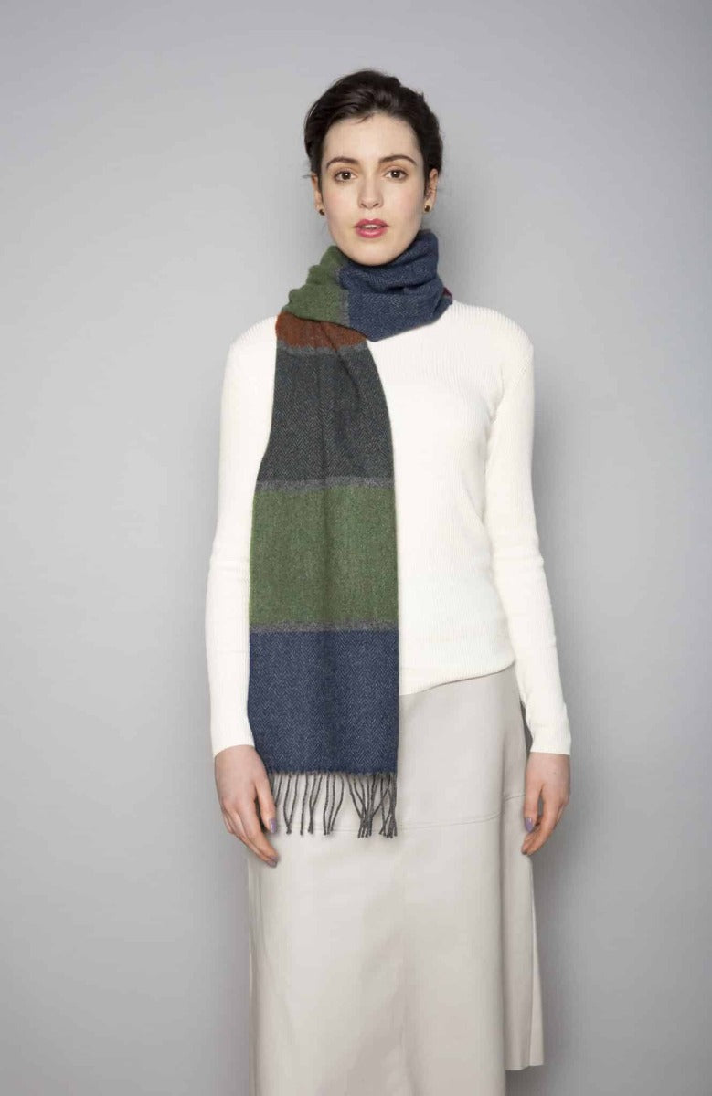 Foxford Woollen Mills | Heritage Stripe Scarf