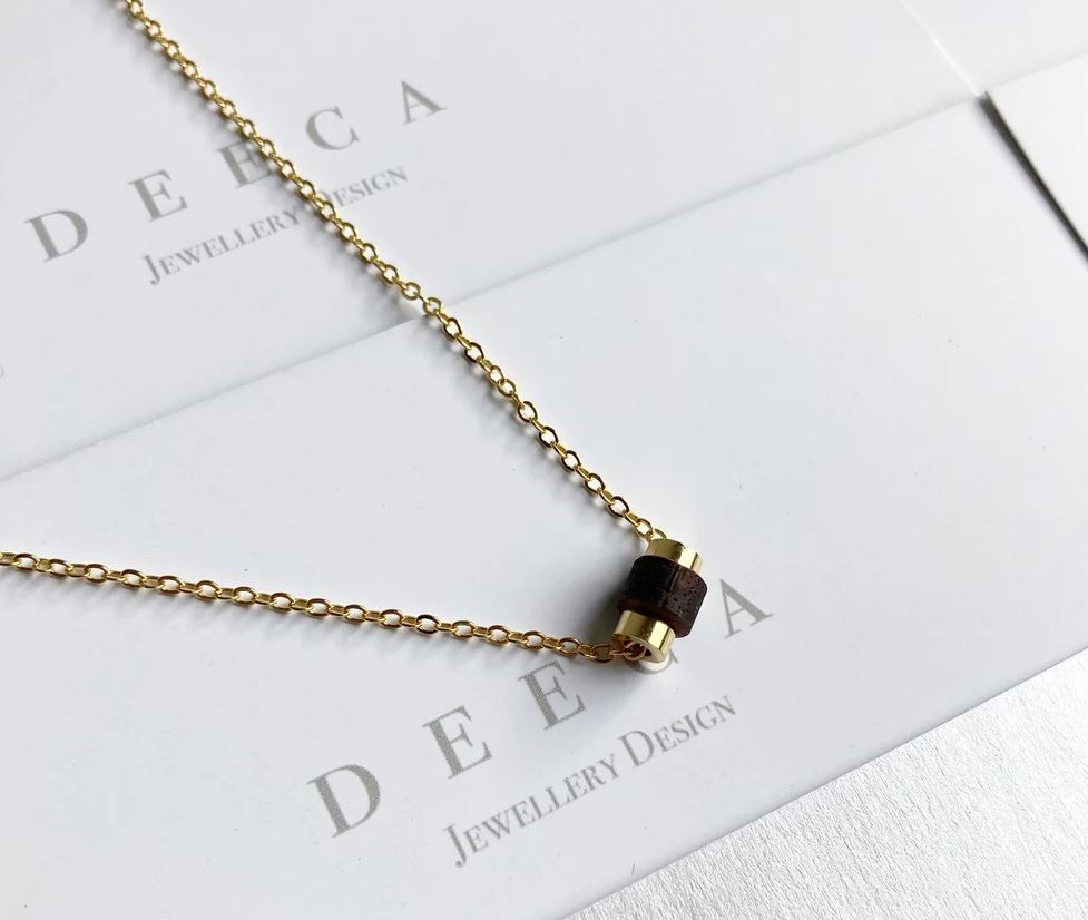 Deeca Gold Bead Necklace