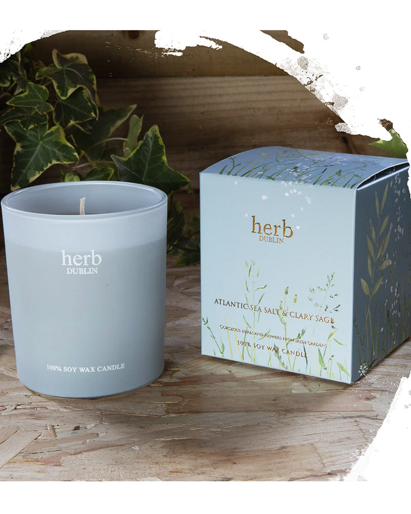 Herb Dublin | Atlantic Sea Salt and Clary Sage Candle