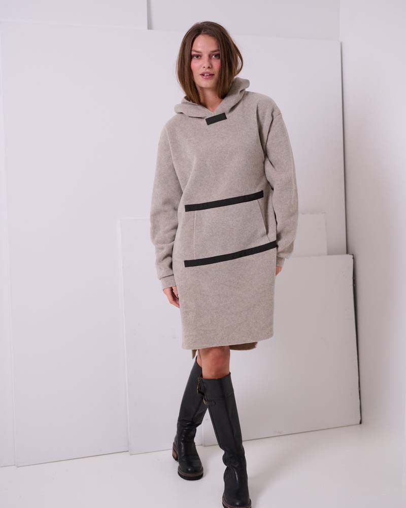 Henriette Steffensen | Hooded Tunic -Sand