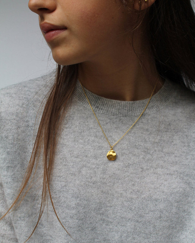 Mary-K Gold Cornflake Necklace