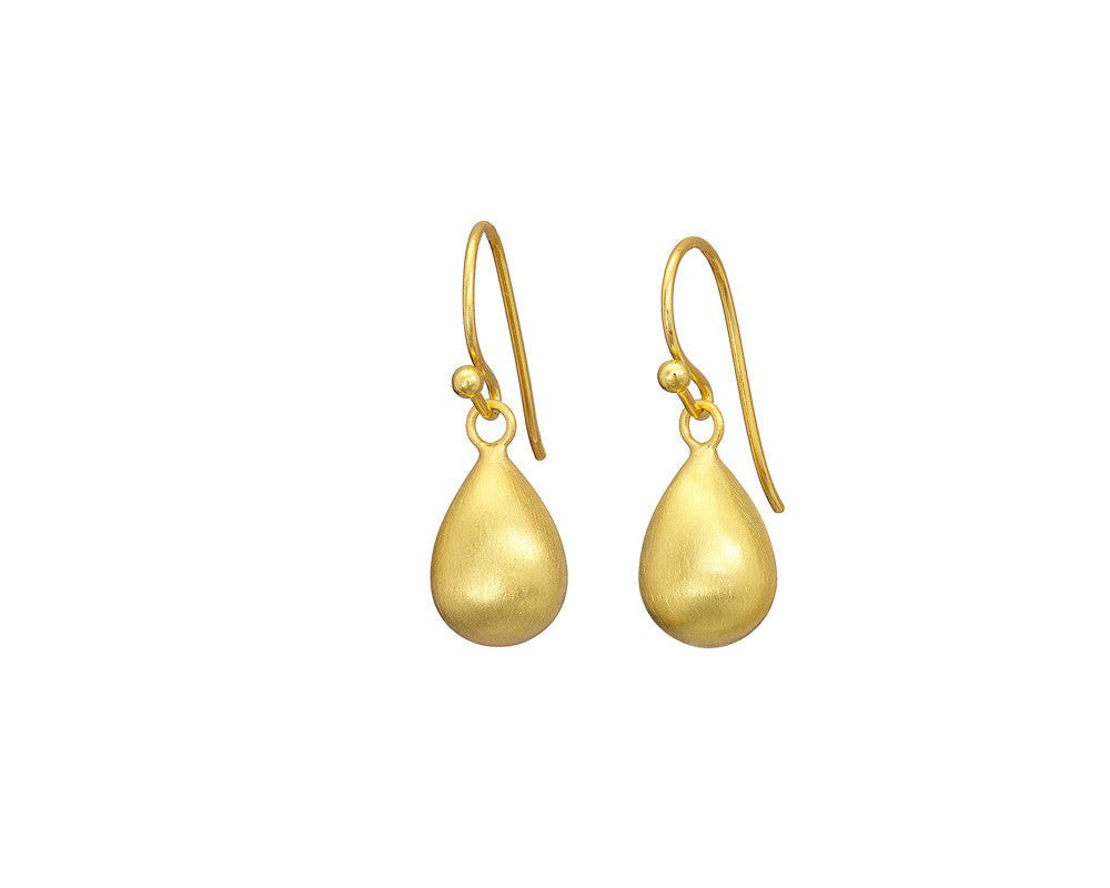 Mary-K Gold Pear Drop Earrings