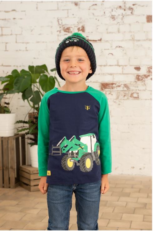 Lighthouse | Mason Top with Tractor | Green