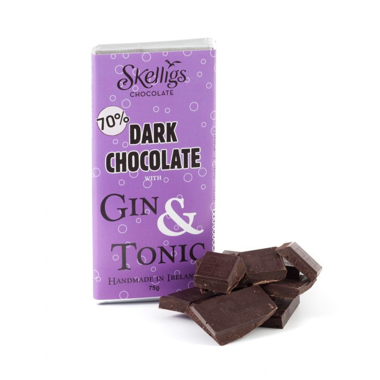 Skelligs Chocolate | Gin and Tonic Chocolate Bar