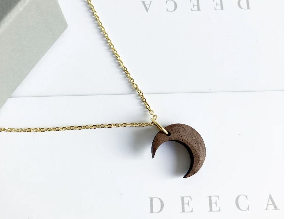 Deeca Crescent Moon Necklace
