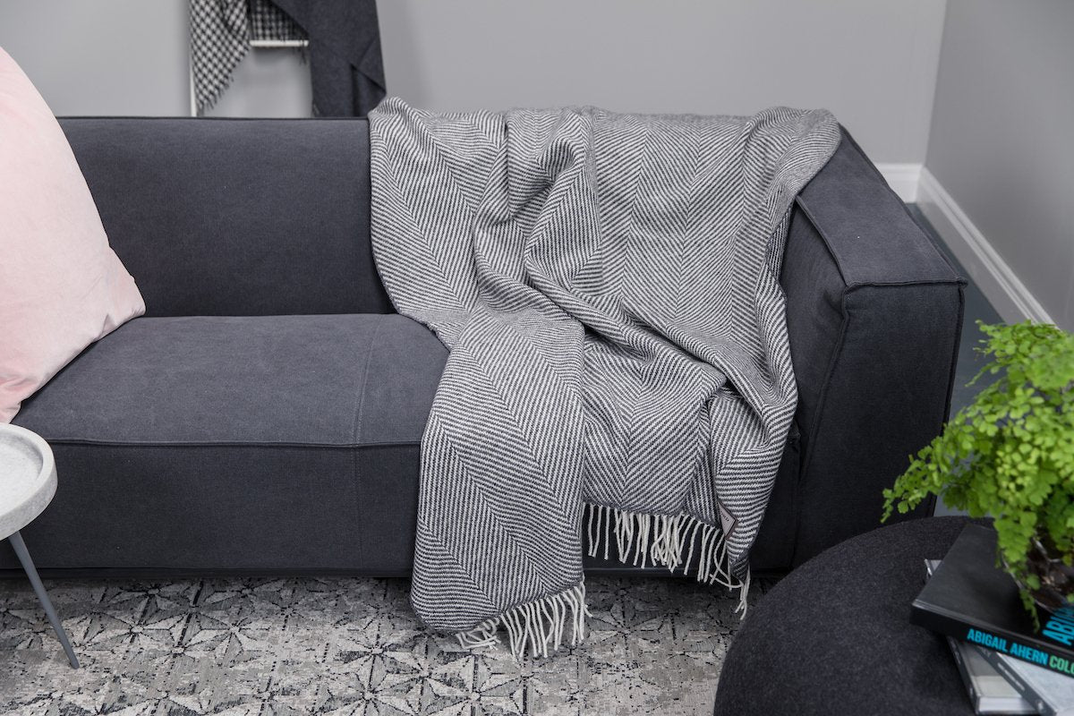 Foxford Woollen Mills | Oxford Herringbone Throw
