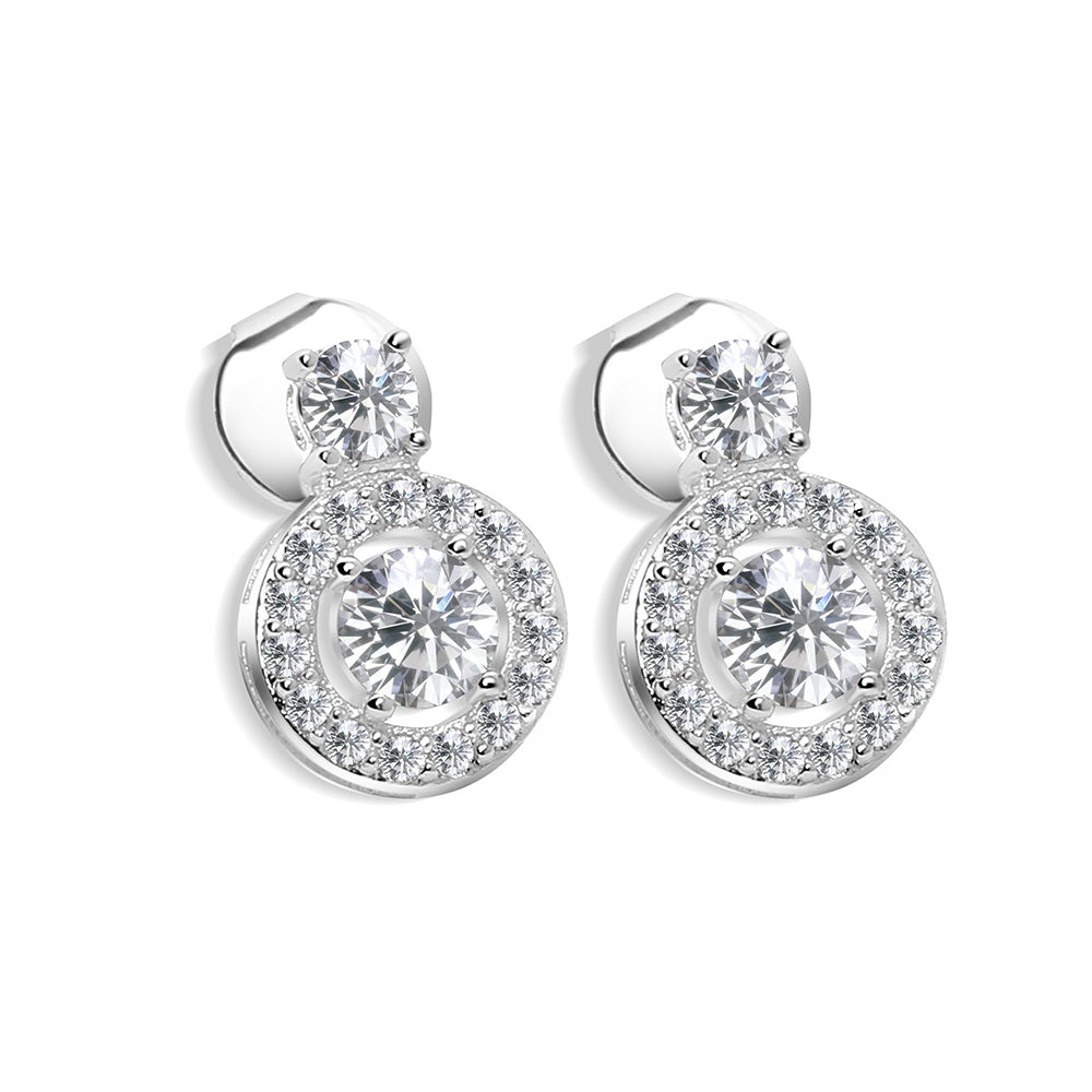 Newbridge Silverware | Petite Cubic Zircona Earrings