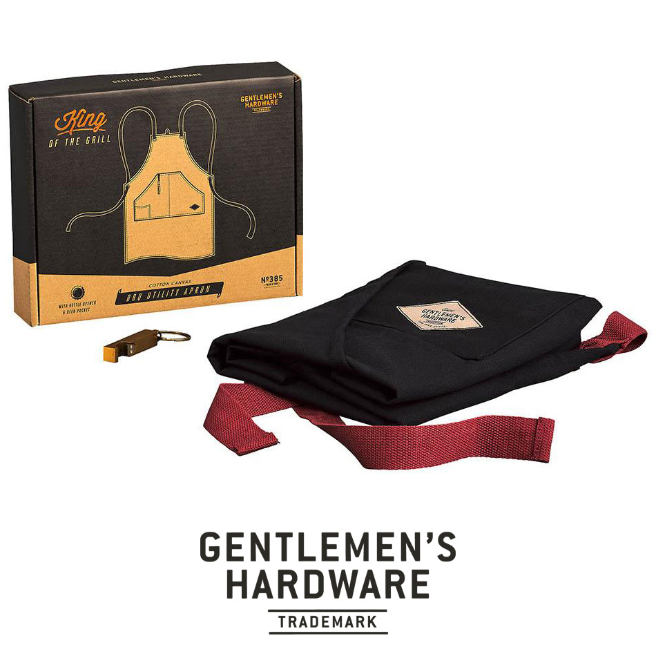 Gentlemen's Hardware | BBQ Apron & Bottle Opener