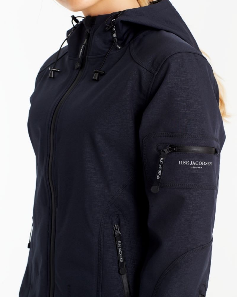 Ilse Jacobsen Rain7 Softshell Raincoat , Indigo