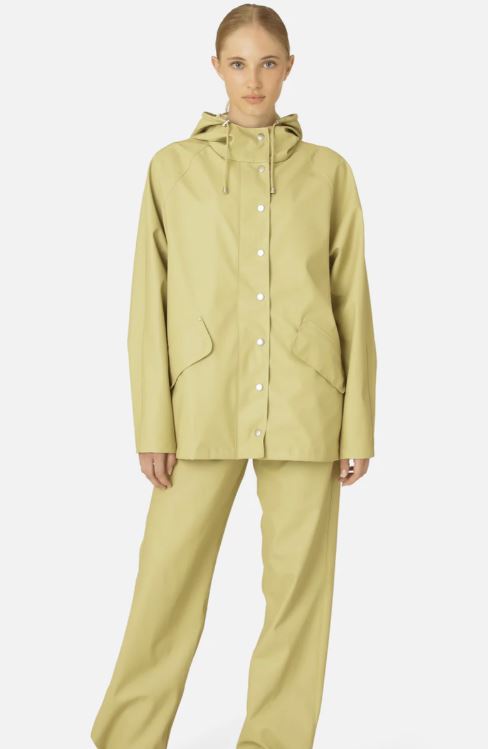 Olive rain jacket clearance women's