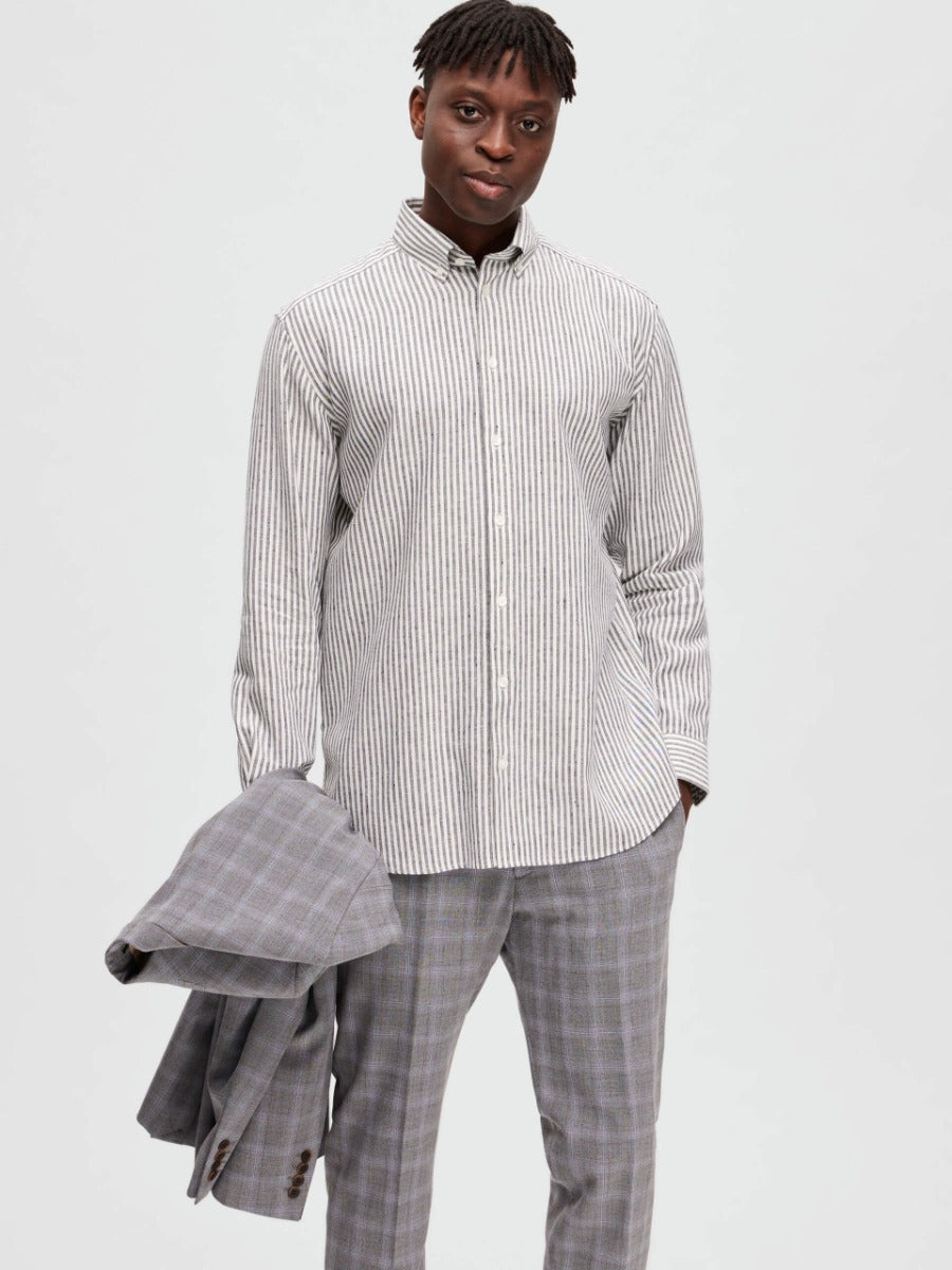 Selected Homme | Regpure Linen Shirt | Sky Captain