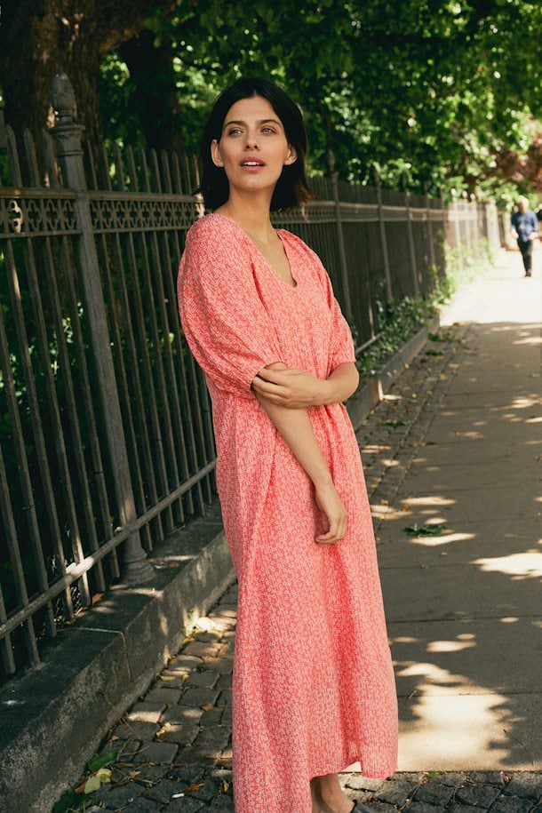 Part Two Sade Dress , Porcelain Rose