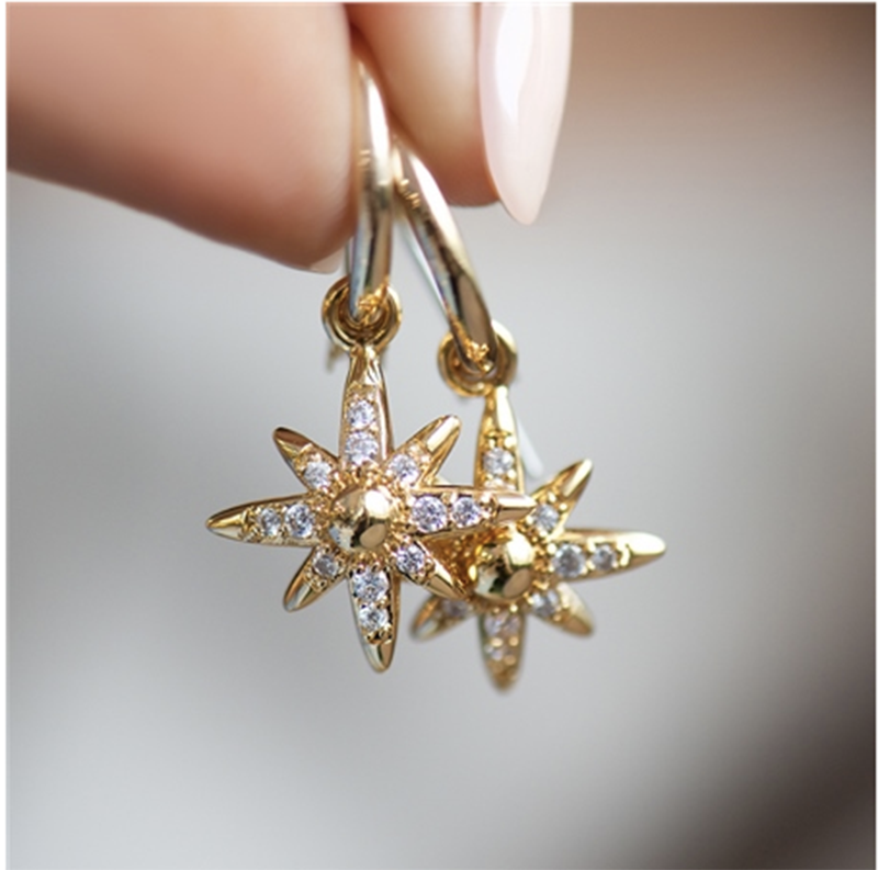 Newbridge Silverware Star Earrings