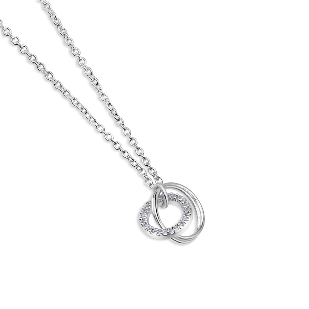 Newbridge Silverware | Silver Plated Multi Disc Pendant