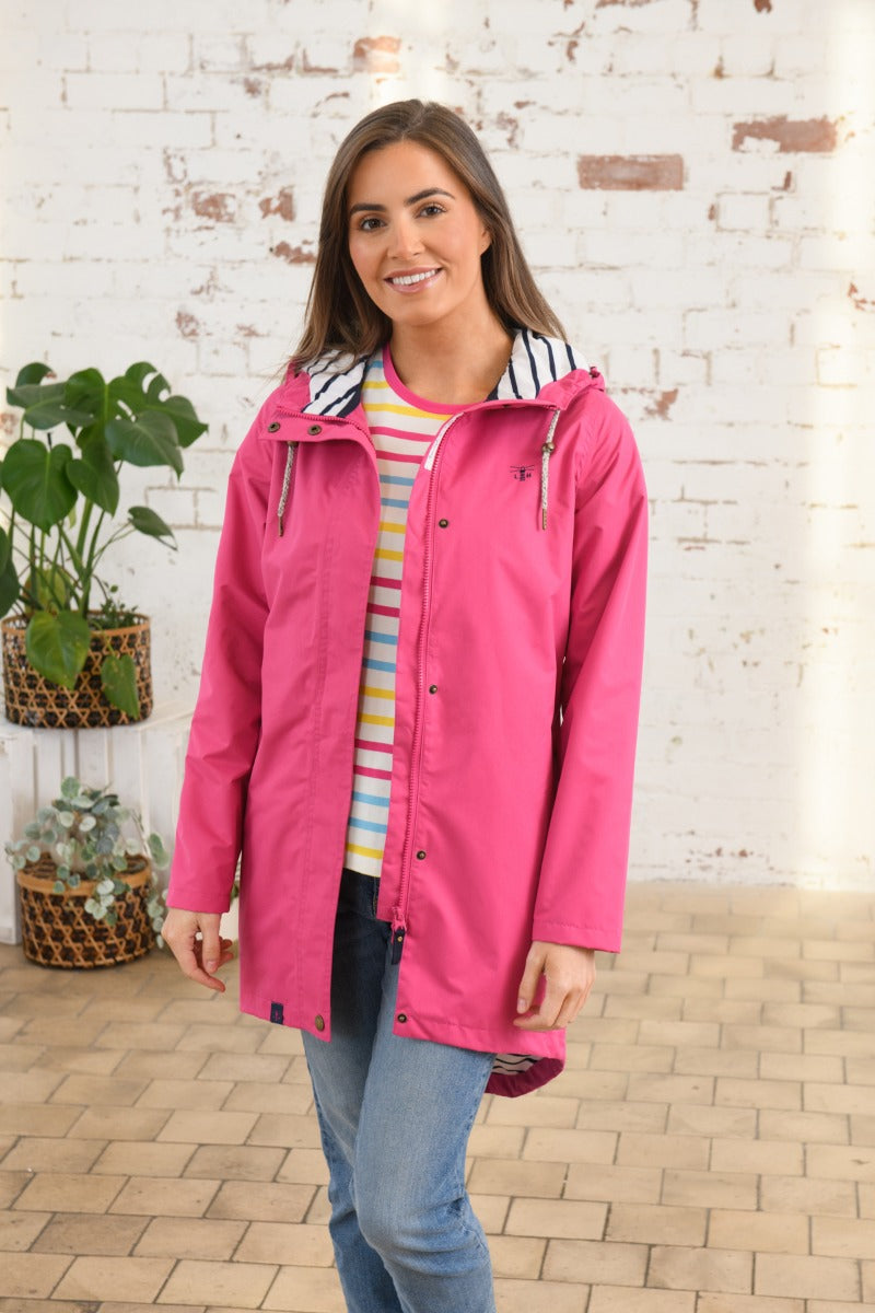 Lighthouse | Beachcomber Jacket Long | Azalea Pink