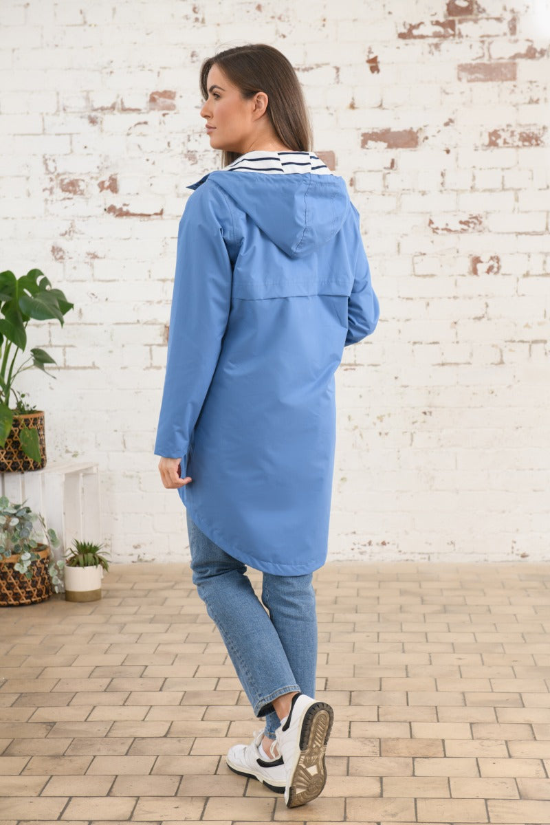 Lighthouse | Beachcomber Jacket Long | Marine Blue