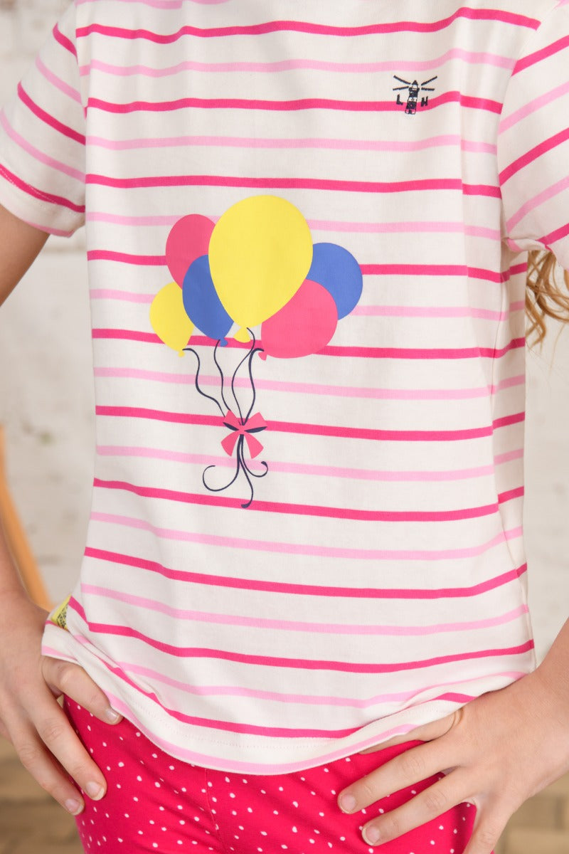 Lighthouse | Causeway Cotton T-Shirt | Balloon Print