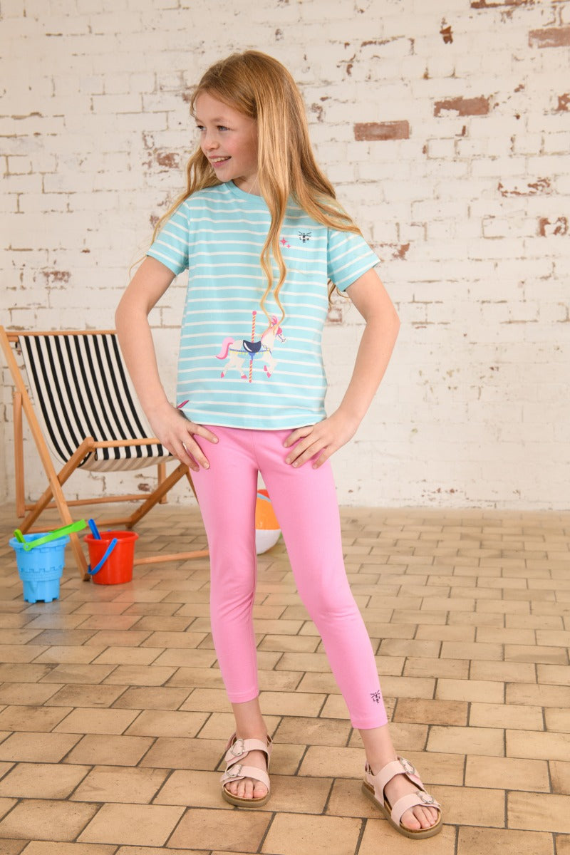 Lighthouse | Mollie Cotton Leggings | Soft Pink