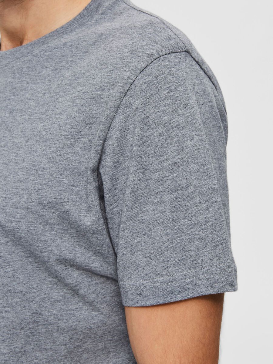 Selected Homme | Cotton T-Shirt | Grey