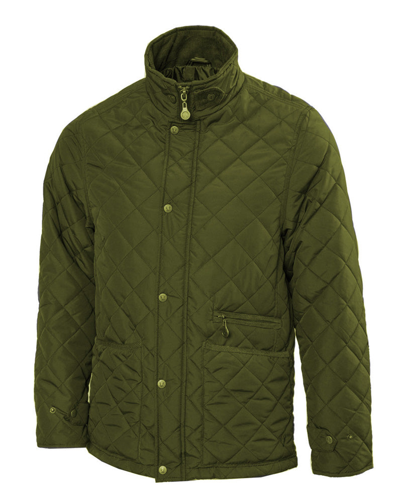 Vedoneire men's quilted jacket in green