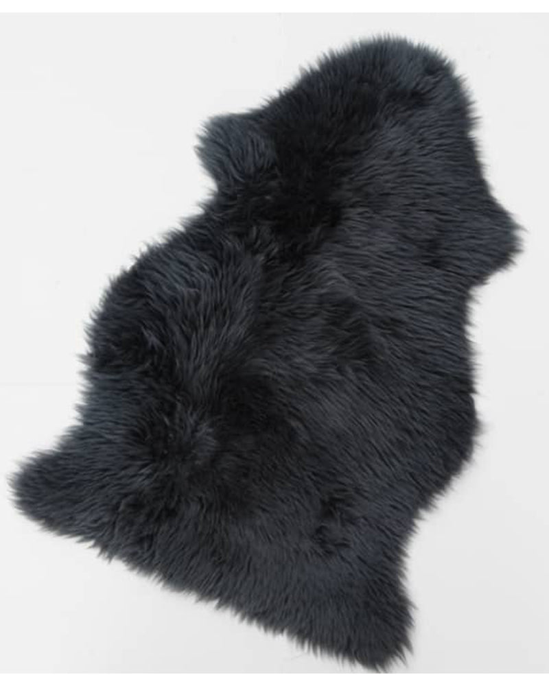 Sheepskin Rug , Dark Grey
