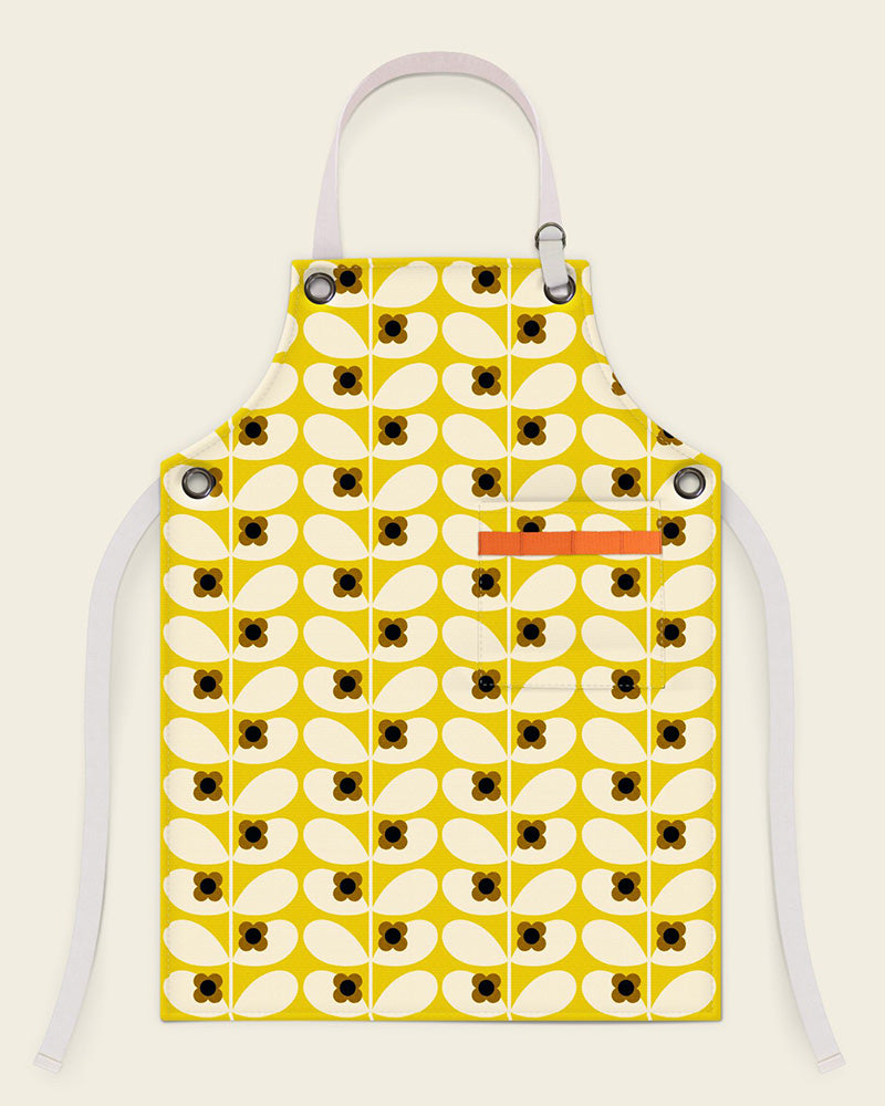 Orla Kiely | Wild Rose Stem Apron -Yellow