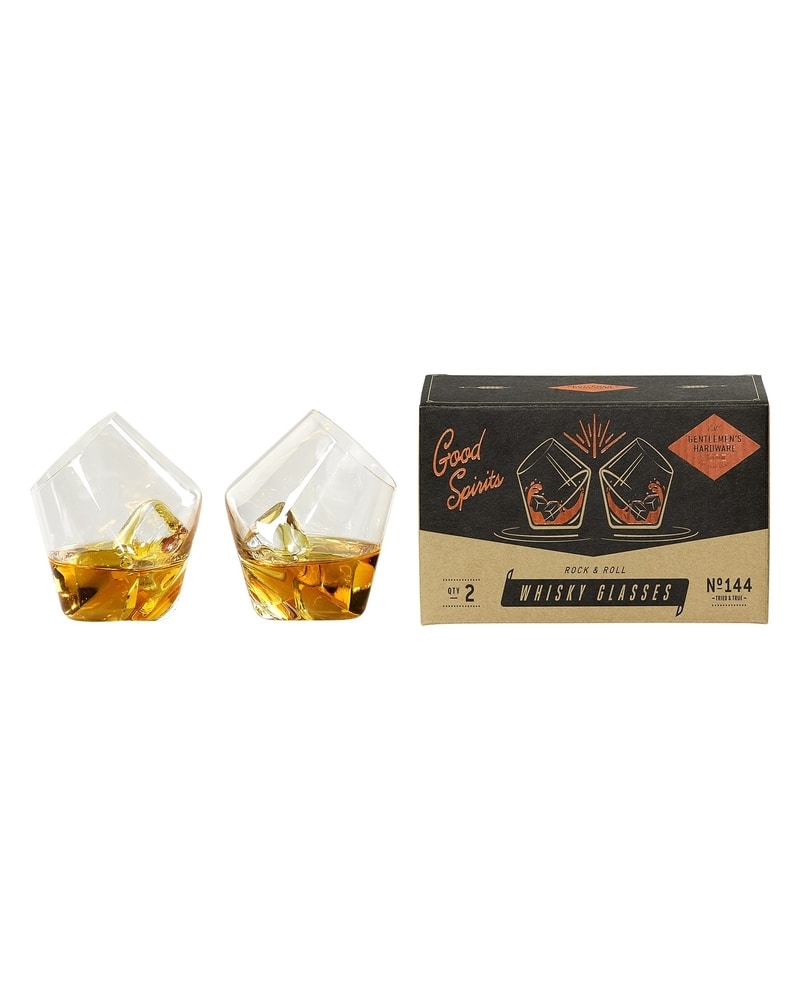 Gentlemen's Hardware|Rocking Whisky Glasses