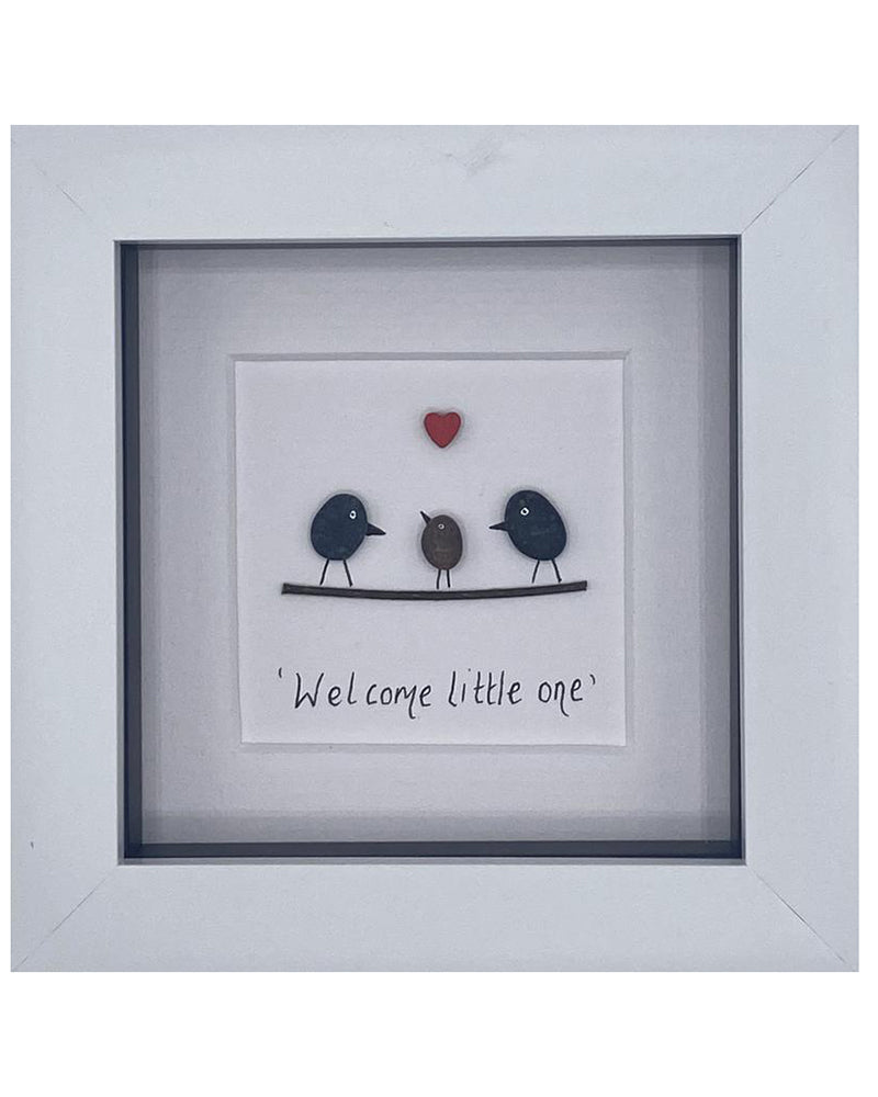 Simply Mourne | Welcome Little One Frame- White