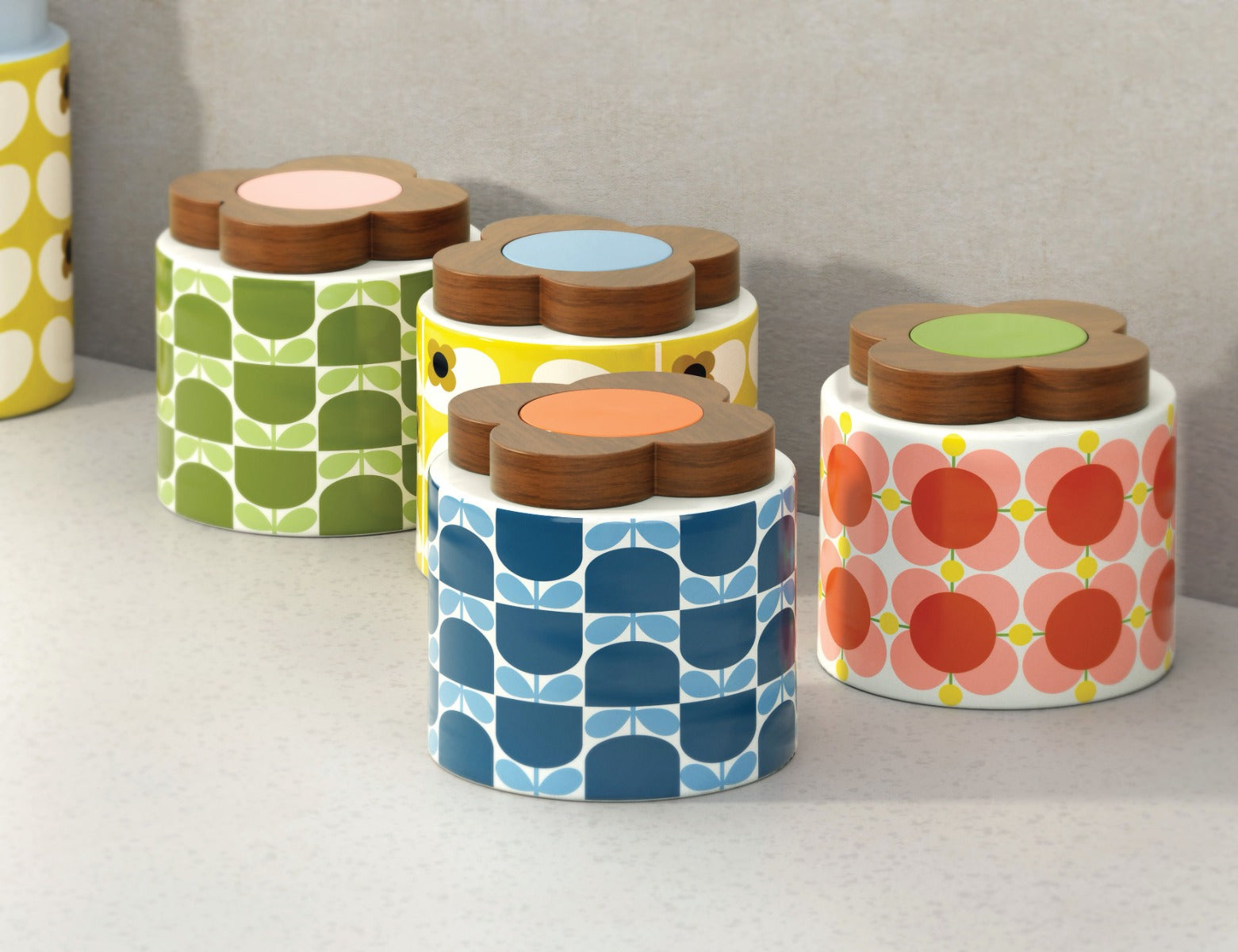 Orla Kiely | Block Tulip Ceramic Storage Jar