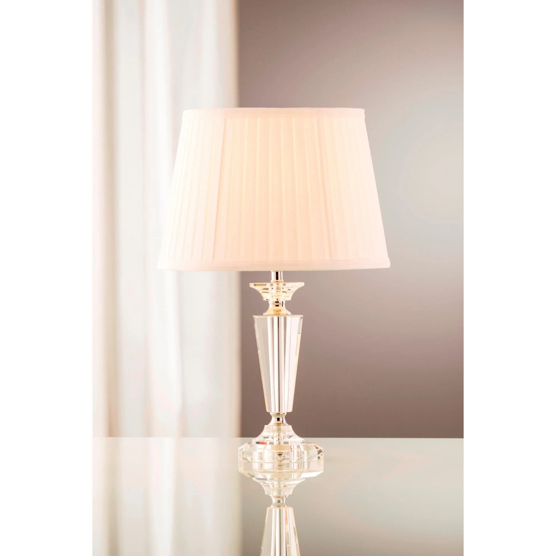 Galway Crystal Sofia Lamp/Shade - S