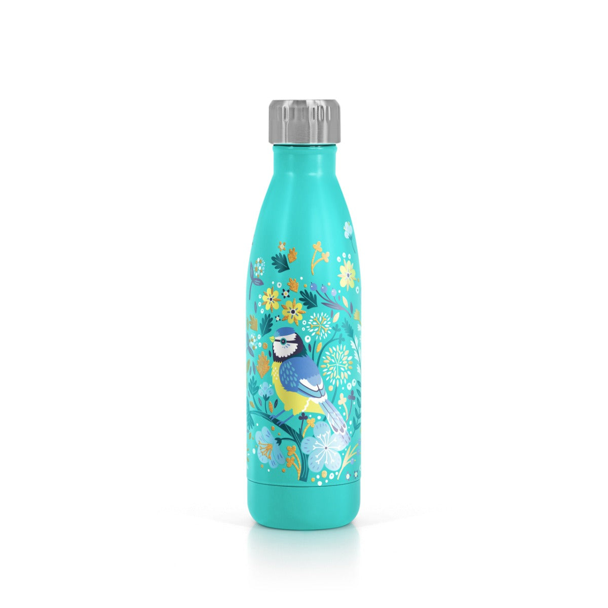 Tipperary Crystal | Birdy Water Bottle - Blue Tit