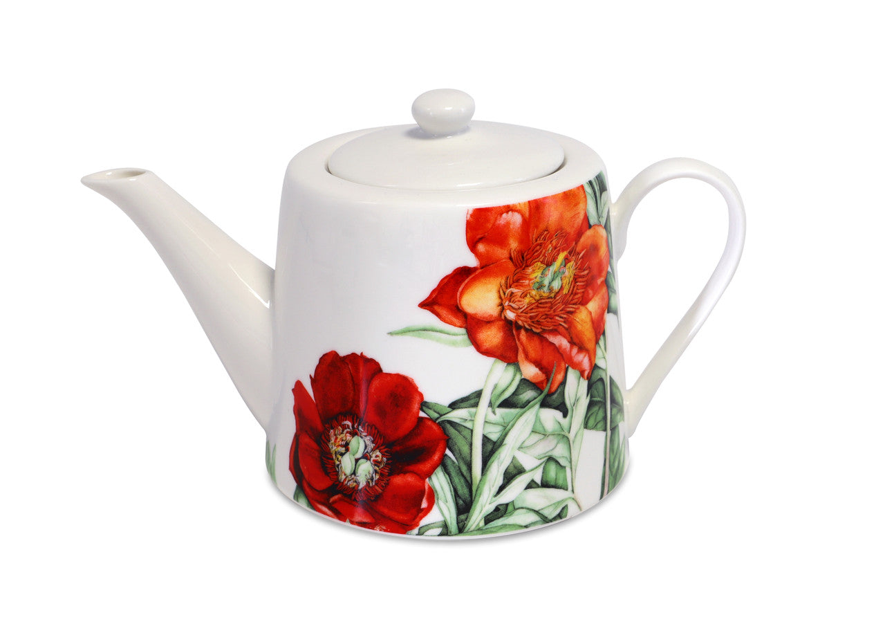 Tipperary Crystal | Botanical Studio - Peony Rose Teapot