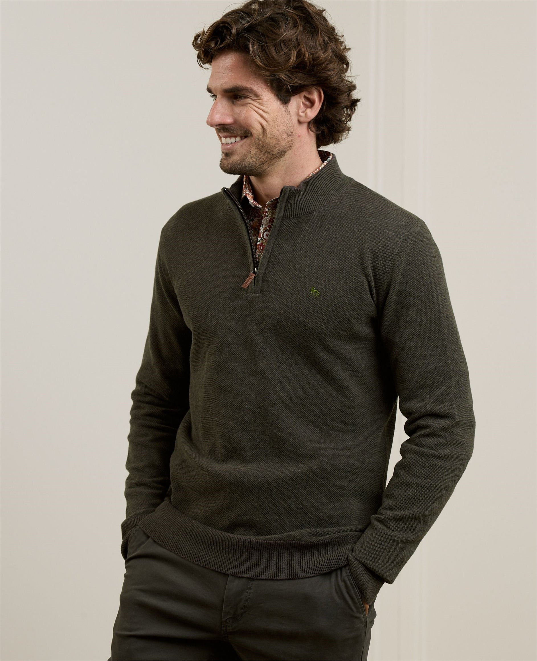 Magee Charlie 1/4 Zip Knit