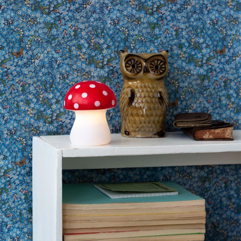 Rex London Red Toadstool Nightlight