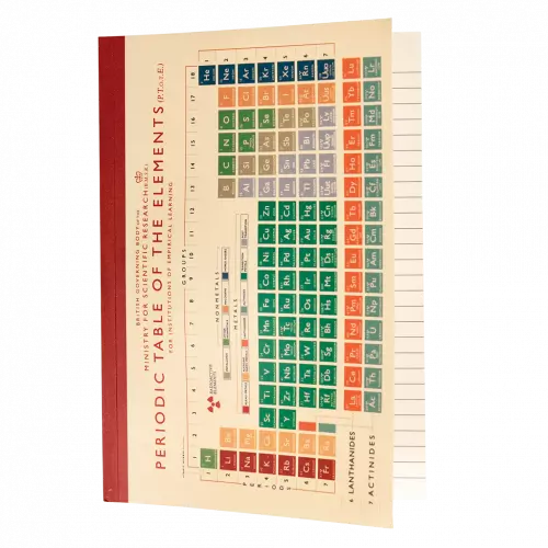 Rex London A5 Periodic Table Notebook